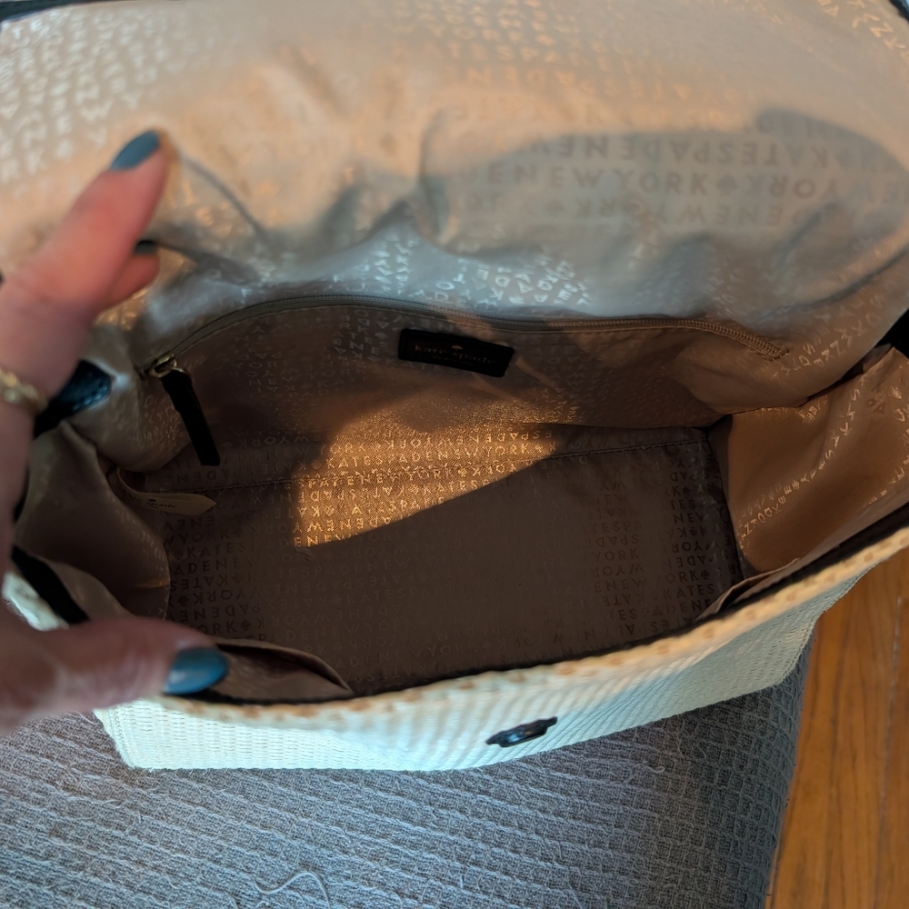 Like New Kate Spade Leather Woven Bag - Picture 7 of 15
